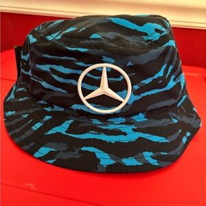 Mercedes Benz Blue Camo Bucket Hat NWT